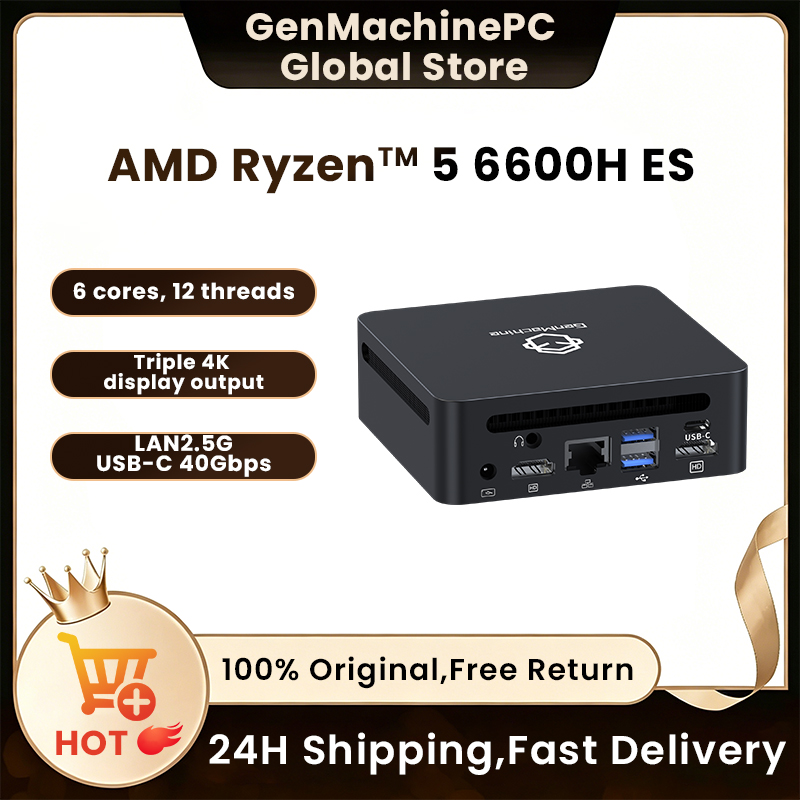 Pc Gaming Amd Ryzen 5 - GenMachine Ryzen 5 6600H ES 3,3GHz-4,5GHz