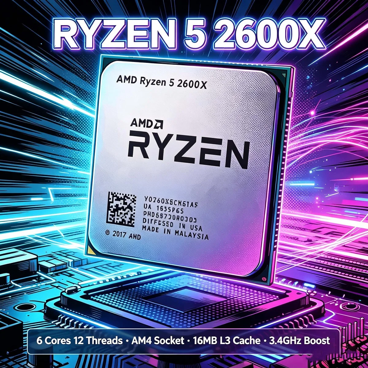 Amd Cpu Ryzen 5 - AMD Ryzen 5 2600X 3.6GHz Gaming