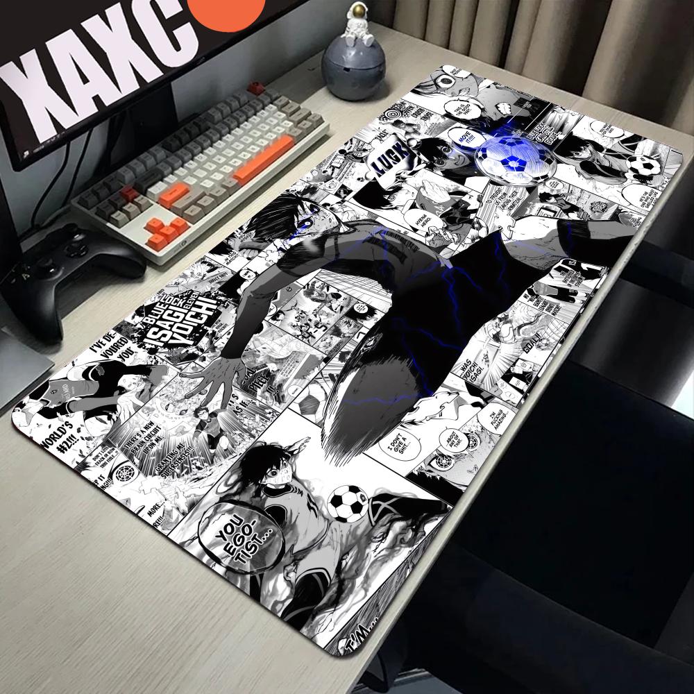 Pc Gaming White - Zwart-wit Anime Muismat PC XXL Gamer