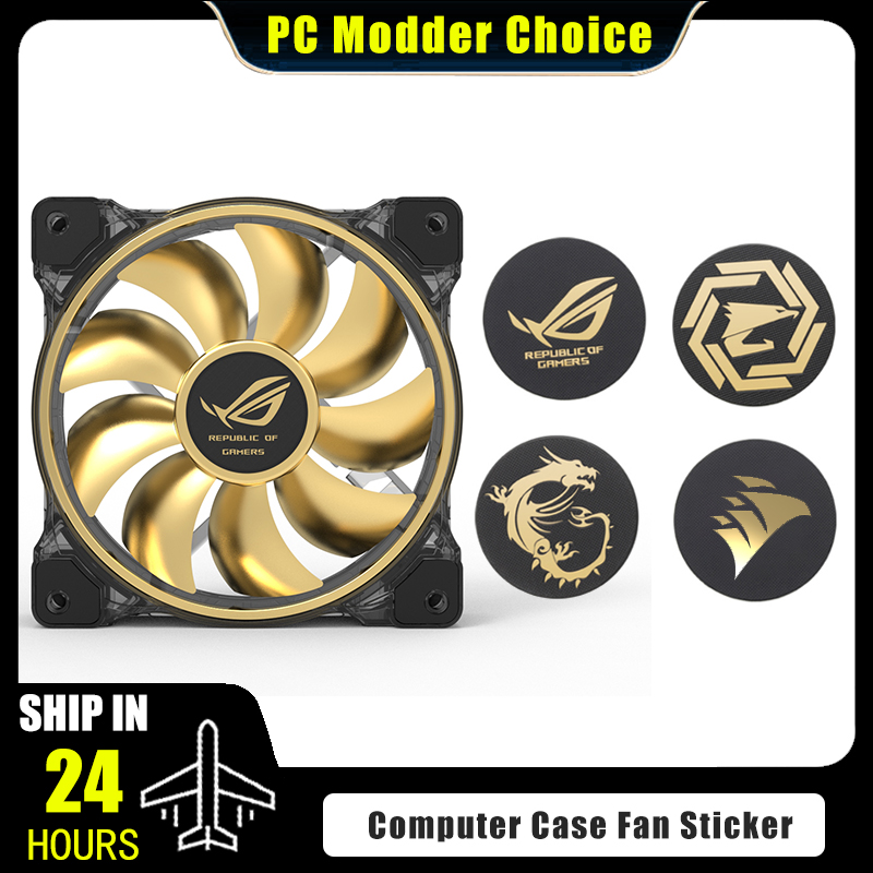 Gaming Pc Equipment - Computerkast Fan Logo Sticker, ROG MSI
