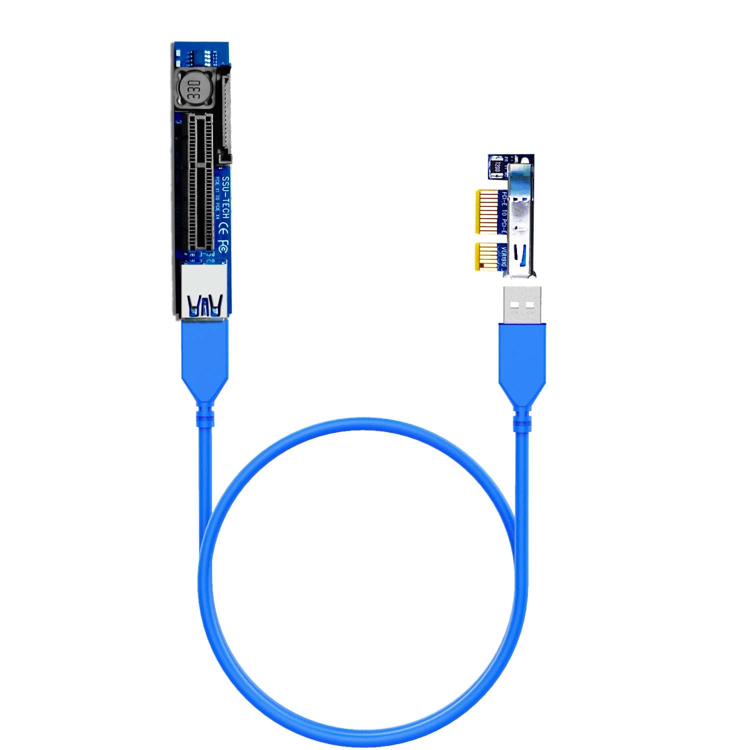 Pcie Riser Cable - PCIe 3.0 X1 naar X4 Riser-kabel