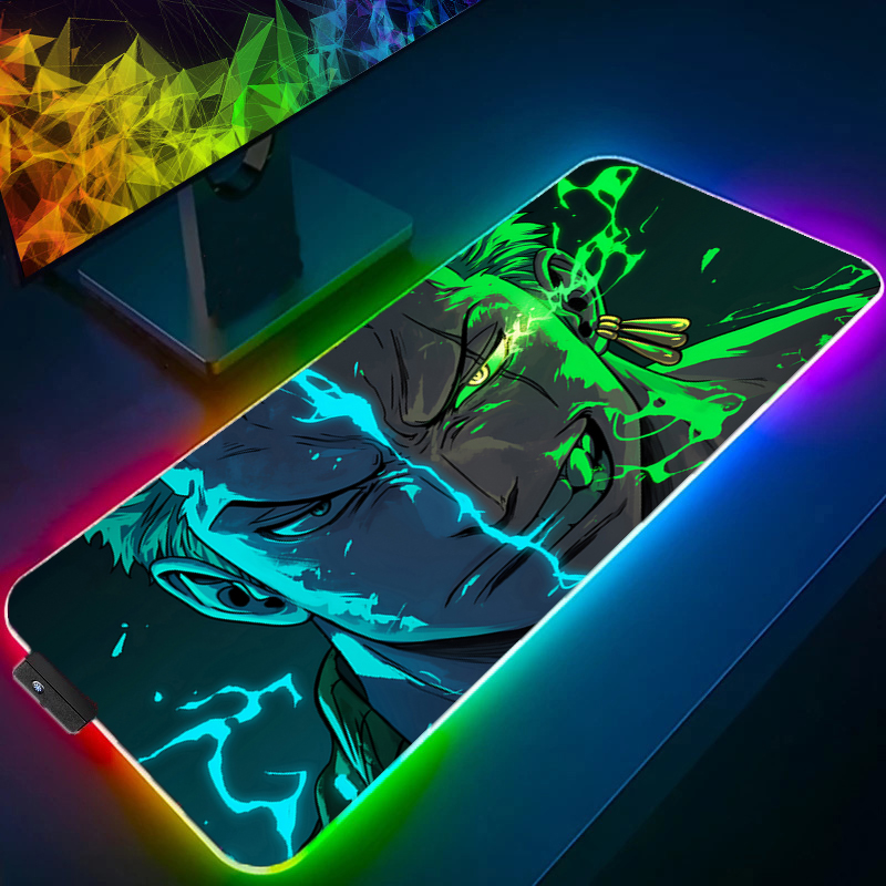 Gaming Pc Equipment - EEN STUK Zoro Muismat RGB Gaming