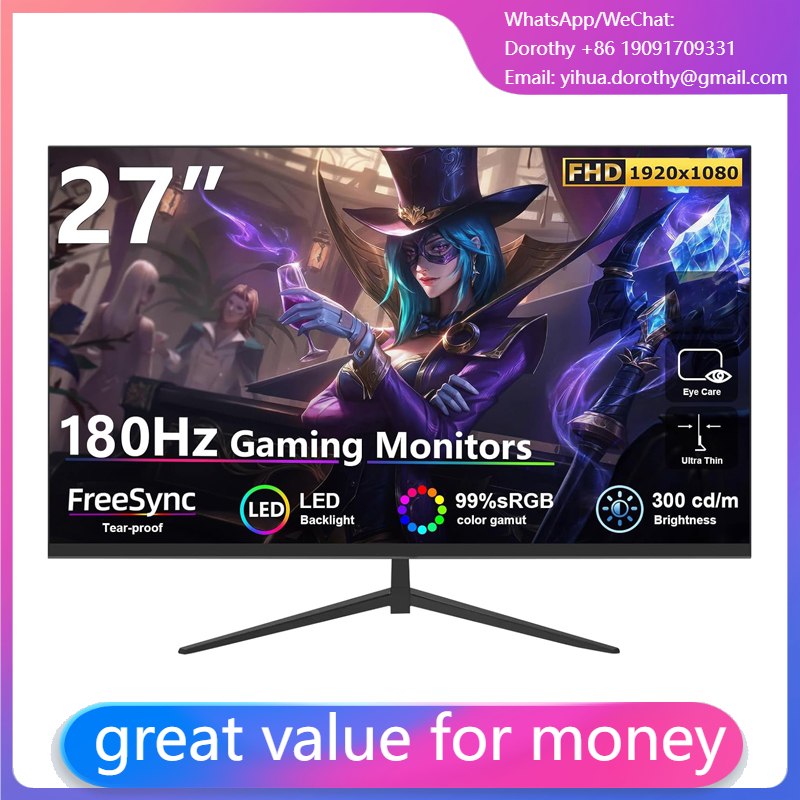 Pc Gaming Ultra - 27 inch ultradunne IPS LCD-gaming 100/144/180/240
