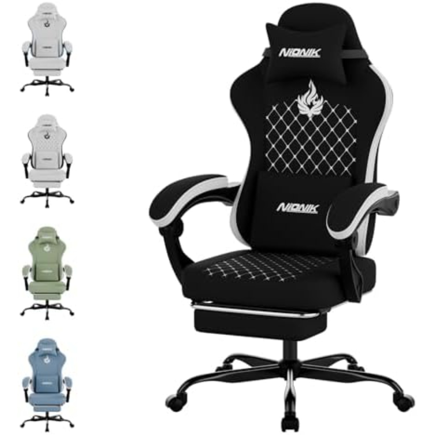 Pc Gaming Gaming - Gamingstoel met massage, ergonomische pc-gamingstoel, computerstoelen