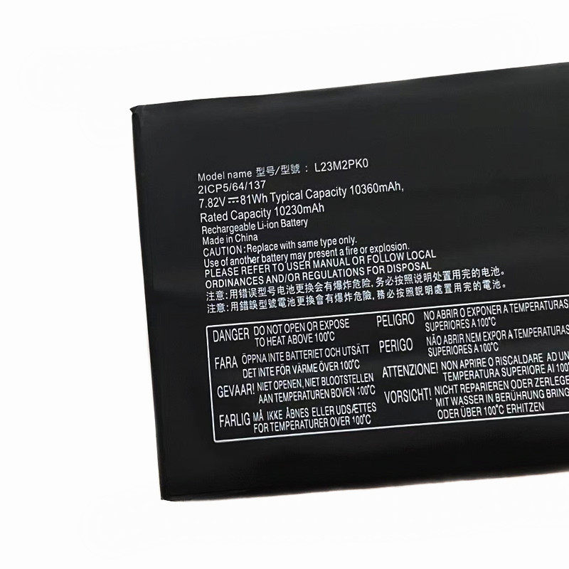 81WH capaciteit L23M2PK0 batte - Pc Gaming Lenovo Legion recensie en prijs
