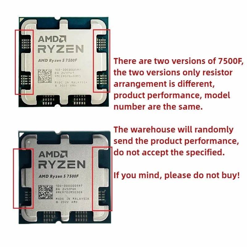 AMD Ryzen 5 7500F 3,7GHz 6-cor - Amd Cpu Ryzen 5 recensie en prijs