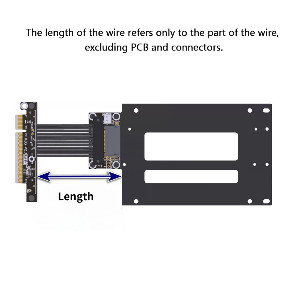 ADT PCIe 5.0 X8 naar E1.S E3.S - Pcie Riser Cable recensie en prijs