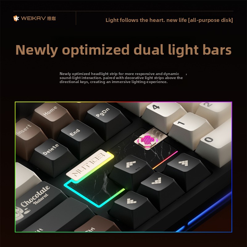 WEIKAV NUT108 Mechanisch toets - Gaming Pc Equipment recensie en prijs