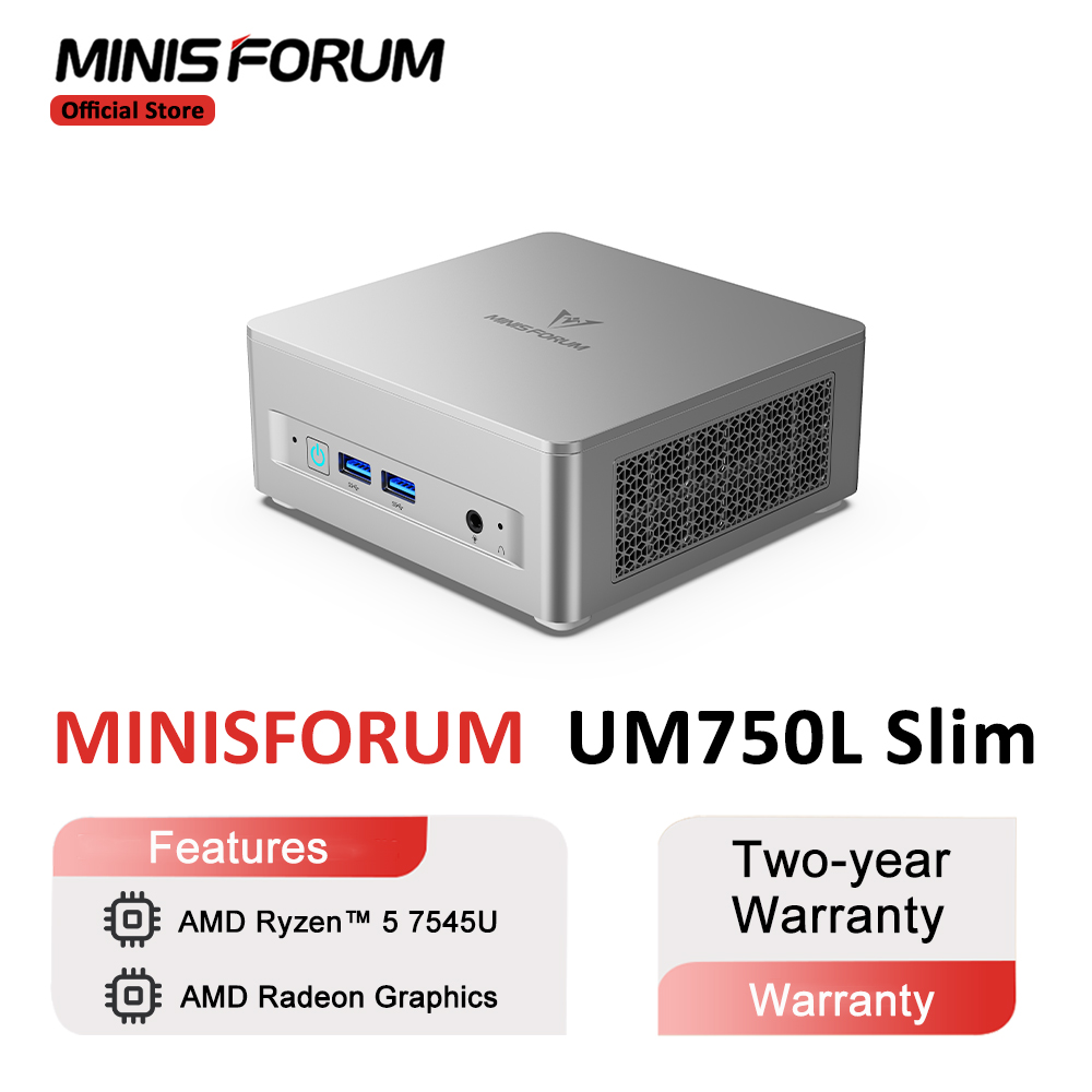 MINISFORUM Mini PC UM750L Slan - Pc Gaming Amd Ryzen 5 recensie en prijs