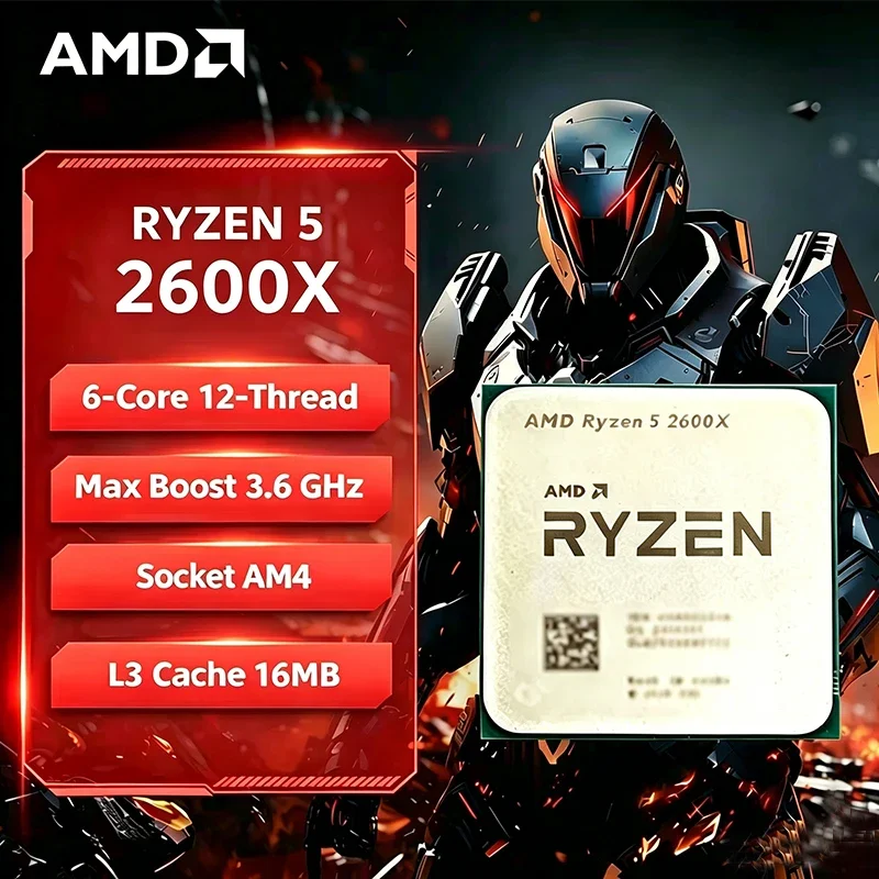 AMD Ryzen 5 R5 2600X CPU 6-Cor - Amd Cpu Ryzen 5 recensie en prijs