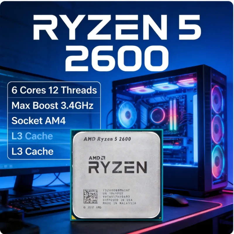 AMD Ryzen 5 2600 R5 2600 Deskt - Amd Cpu Ryzen 5 recensie en prijs