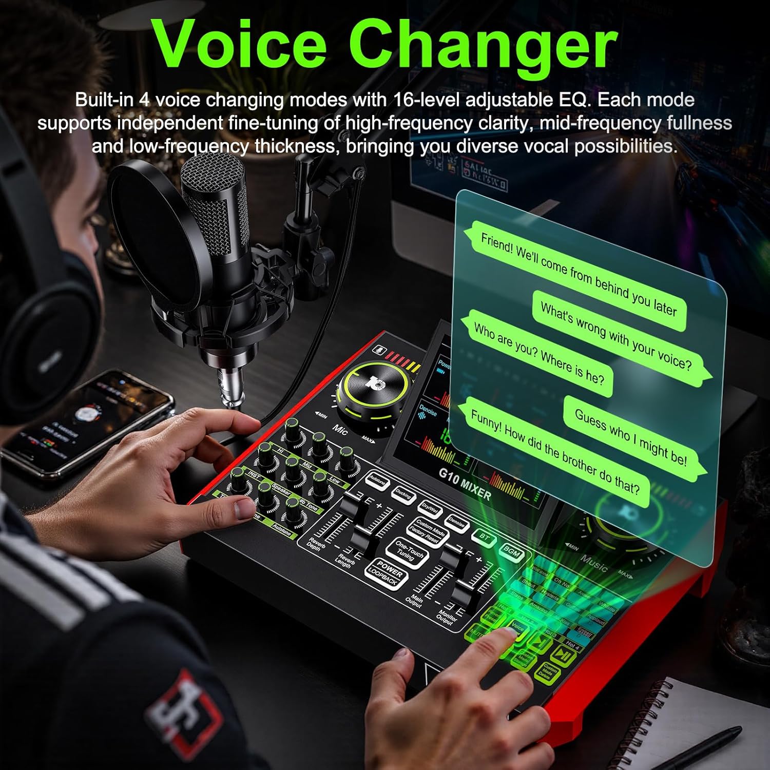 Tenlamp G10 Live streaming aud - Gaming Pc Equipment recensie en prijs
