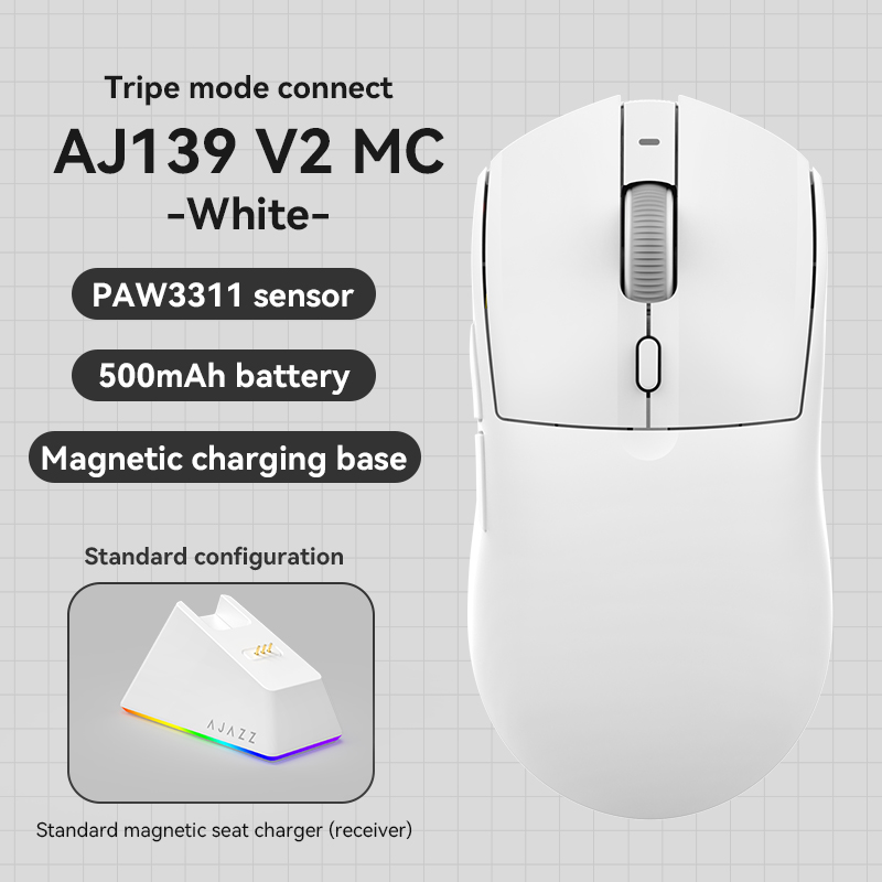 AJAZZ AJ139 V2 MC Muis TriMode - Pc Gaming Ultra recensie en prijs