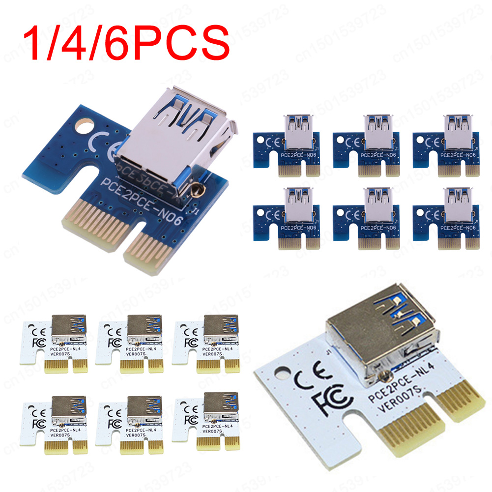 1/4/6 Stuks Pci E X1 Adapter P - Pcie Riser Cable recensie en prijs
